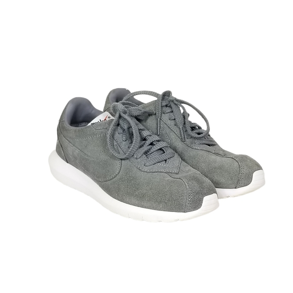Nike iD Classic Roshe LD-1000 ID Suede Custom Trainers Sneakers in Gray Size 7 - Picture 2 of 11